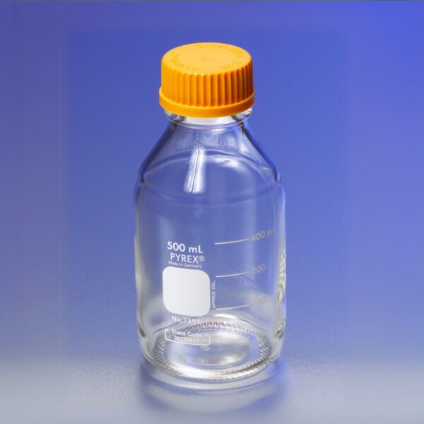 Corning - Pyrex - Round Media Storage Bottles, with Screw Cap